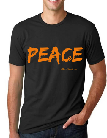 Peace in Orange T- Shirt