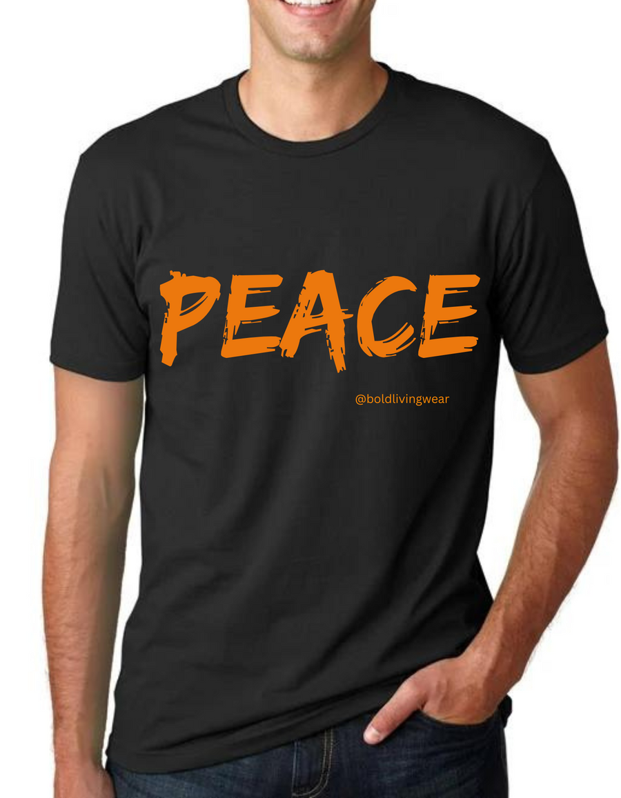 Peace in Orange T- Shirt