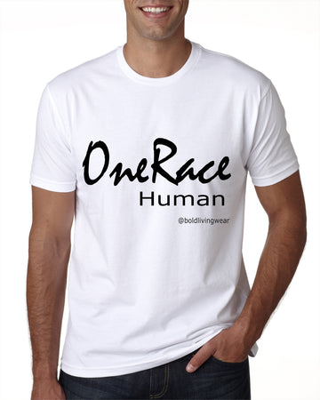 One Race Human In White